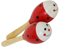 Maracas-Wooden Ladybug L:210 D:61
