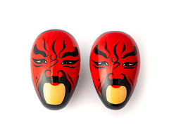 Egg Shakers-Chinese Opera Face Shakers Red A