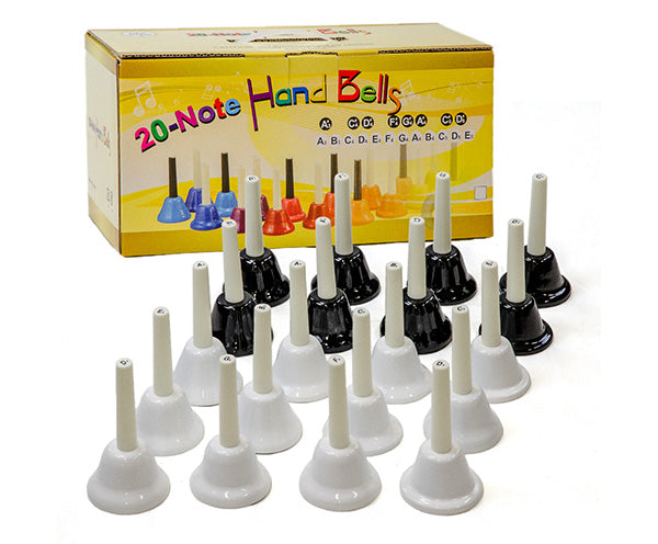 Handbells - 20-Note Chromatic A3-E6 Black & White