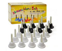Handbells - 20-Note Chromatic A3-E6 Black & White