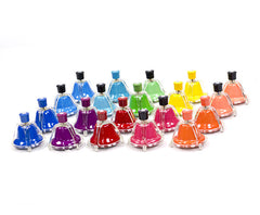 Handbells/Touchbells-Desk Top Set Coloured 20 A3-E6