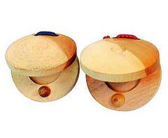 Hand Castanets-Wood (Natural)