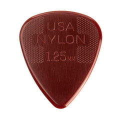 6 x Dunlop Nylon Standard Guitar Pick 1.25mm