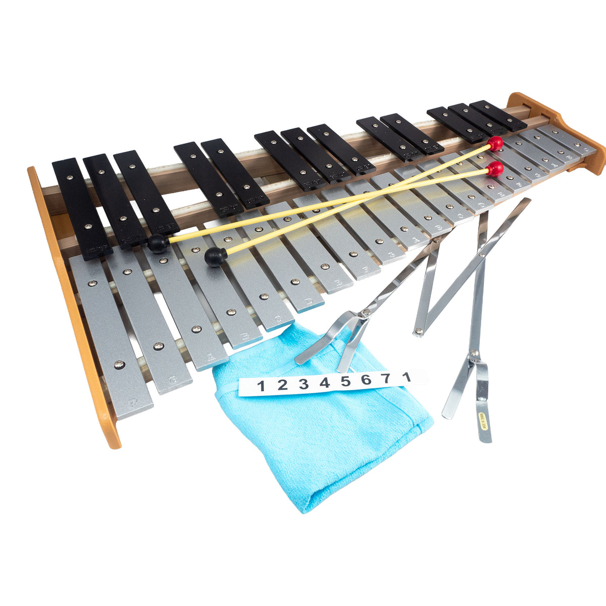 Glockenspiel-32 Note (F-C) Chrom