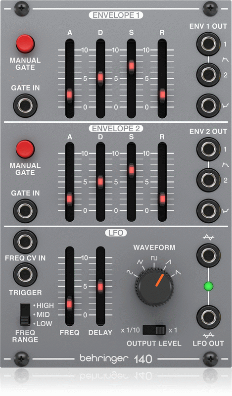 Behringer 140 Dual Envelope Lfo Module