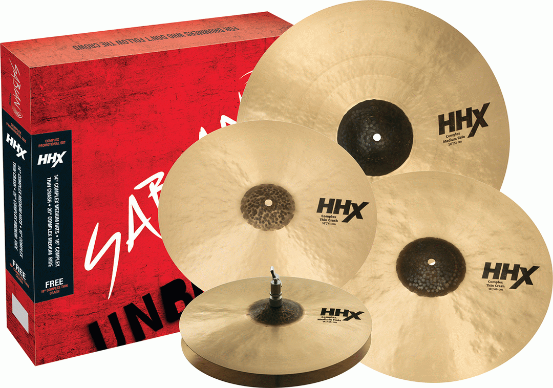 Sabian 15005XCNP HHX Complex Promotional Set