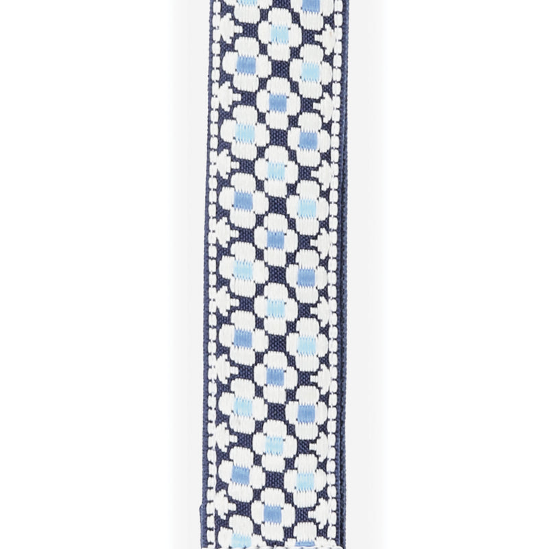 D'Addario Nylon Ukulele Strap, Blue Flowers