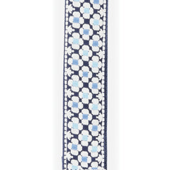 D'Addario Nylon Ukulele Strap, Blue Flowers