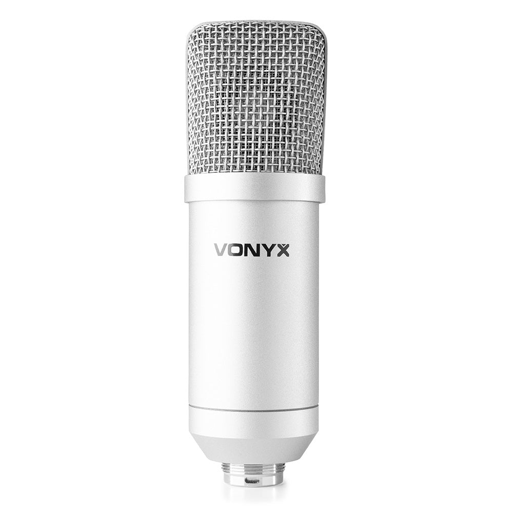 Vonyx CMS300S USB Studio Microphone Set Silver