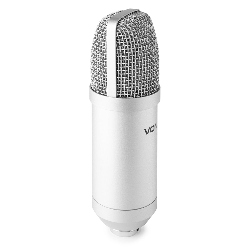 Vonyx CMS300S USB Studio Microphone Set Silver