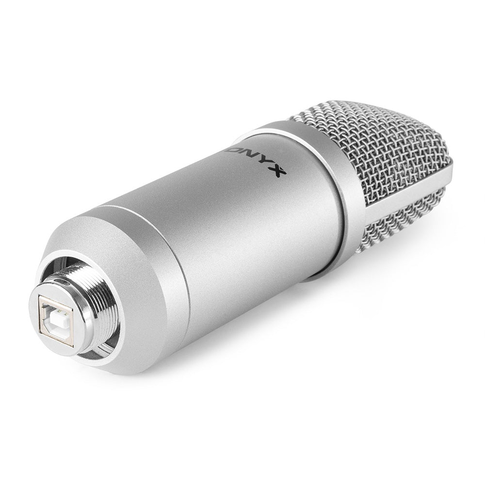 Vonyx CMS300S USB Studio Microphone Set Silver