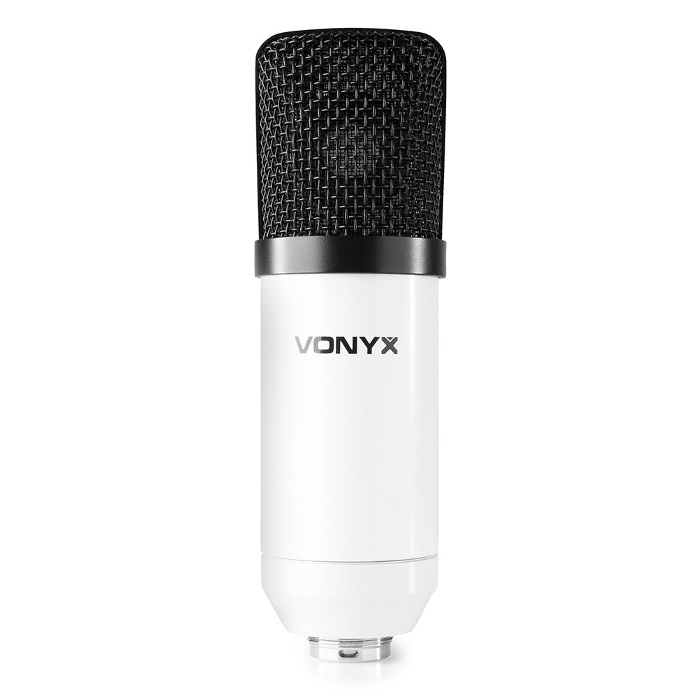 Vonyx CMS300W USB Studio Microphone Set White