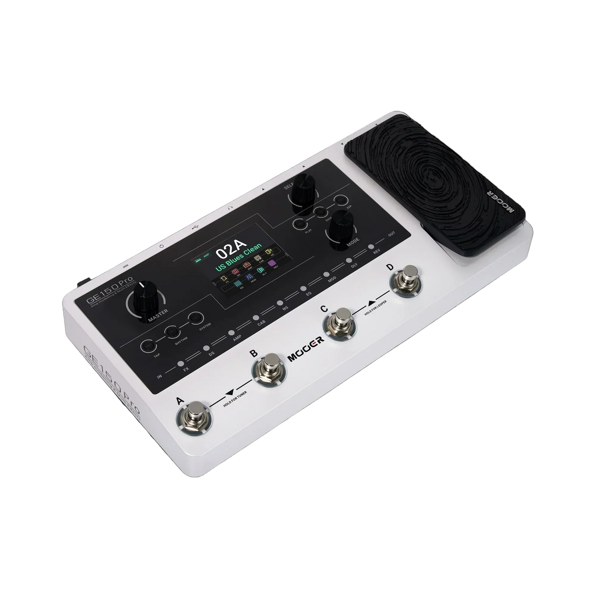 Mooer GE-150 Pro Guitar Multi-Effects Processor (White)