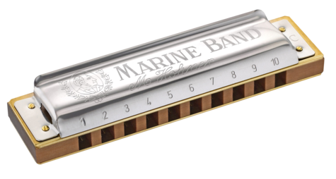 Hohner Marine Band 1896 Classic Harmonica in the Key of Bb