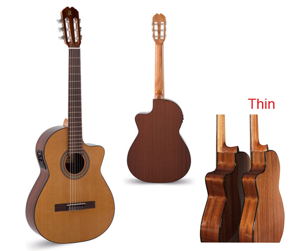 Admira Malaga-ECTF Classic Gtr Elect/Cut Thin w/Fishm