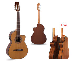 Admira Malaga-ECTF Classic Gtr Elect/Cut Thin w/Fishm
