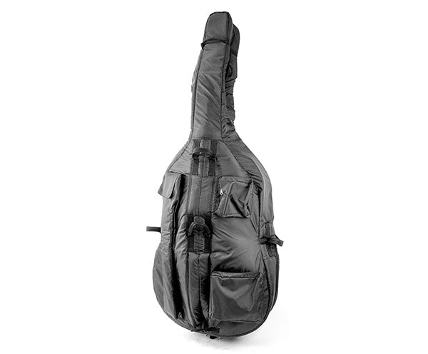 HQ Cobble Pro Grade Double Bass Bag Black-3/4