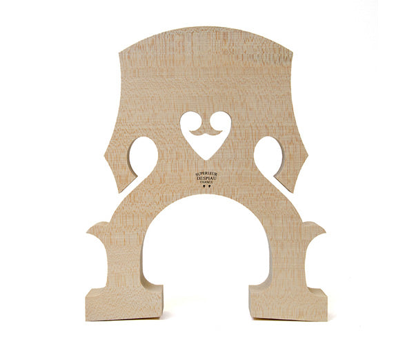 Double Bass Bridge Despiau No.2 B Treated 3/4