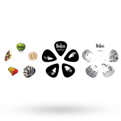 D'Addario Beatles Signature Guitar Pick Tins, Logo, 15 picks