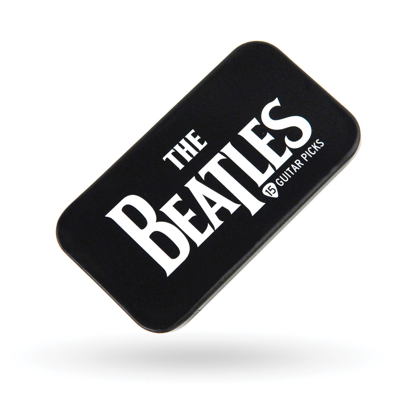 D'Addario Beatles Signature Guitar Pick Tins, Logo, 15 picks