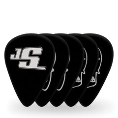 D'Addario Joe Satriani Guitar Picks, Black, 10 Pack, Medium