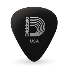 D'Addario Black Celluloid Guitar Picks, 10 pack, Extra Heavy