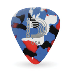 D'Addario Multi-Color Celluloid Guitar Picks, 10 pack, Extra Heavy