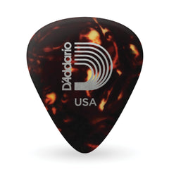 D'Addario Shell-Color Celluloid Guitar Picks, 25 pack, Heavy