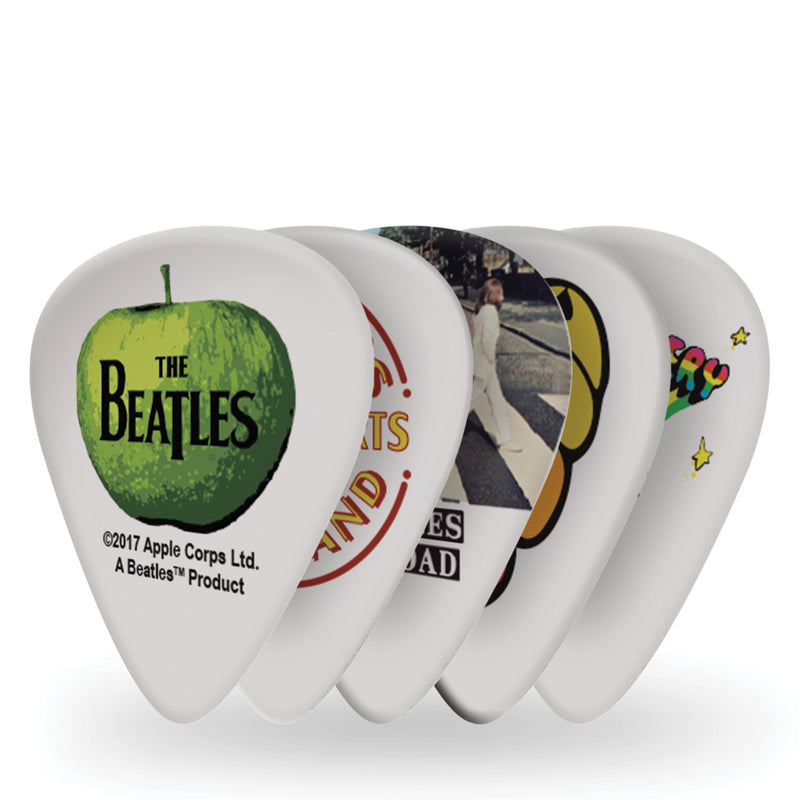 D'Addario Beatles Guitar Picks, Albums 10 pack, Thin