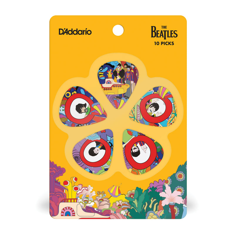 D'Addario Yellow Submarine 50th Anniversary Medium Gauge Guitar Picks