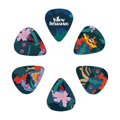 D'Addario Beatles Yellow Submarine 55th Anniversary Guitar Picks, Under the Sea, Medium Gauge (.70mm), 15-Pack Tin