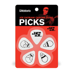 D'Addario Joe Satriani Guitar Picks, White, 10 pack, Medium