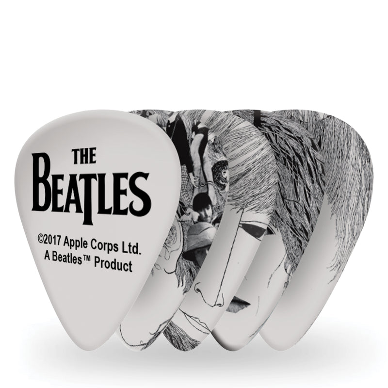 D'Addario Beatles Guitar Picks, Revolver, 10 pack, Heavy
