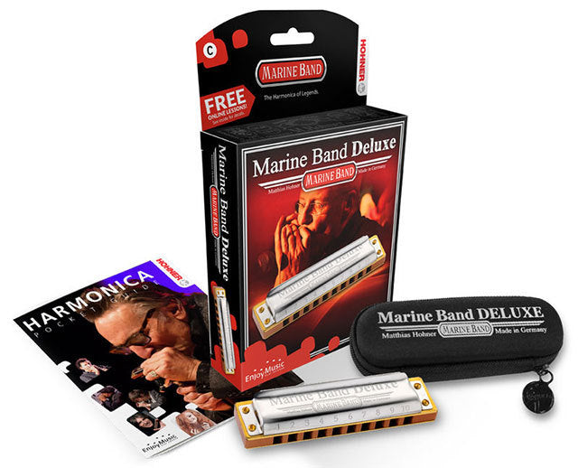Hohner Marine Band Deluxe Harmonica in the Key of A