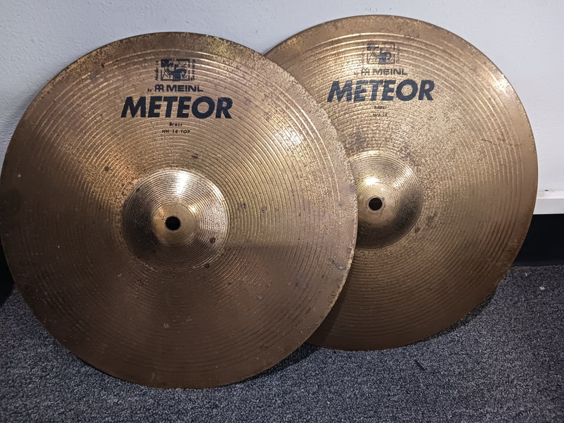 Meinl Meteor *used* Hihats 14" made in Germany