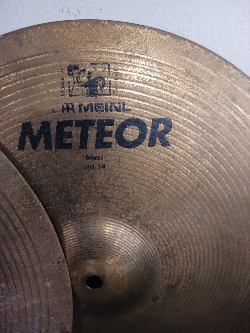 Meinl Meteor *used* Hihats 14" made in Germany