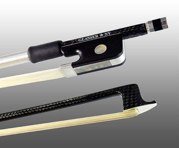 Viola Bow-Glasser Carbon Fibre Braided