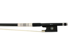 Violin Bow-Articul Carbon-Fibre Braided-Blk&Sil