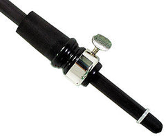Double Bass Endpin-Eb.Plug-34cm Blk Rod