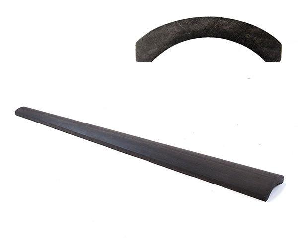 Double Bass Fingerboard-African B Ebony 3/4