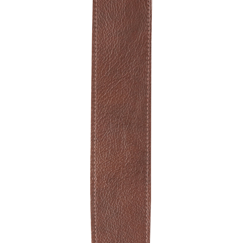 D'Addario Slim Garment Leather Guitar Strap, Brown