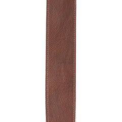 D'Addario Slim Garment Leather Guitar Strap, Brown