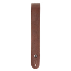 D'Addario Slim Garment Leather Guitar Strap, Brown