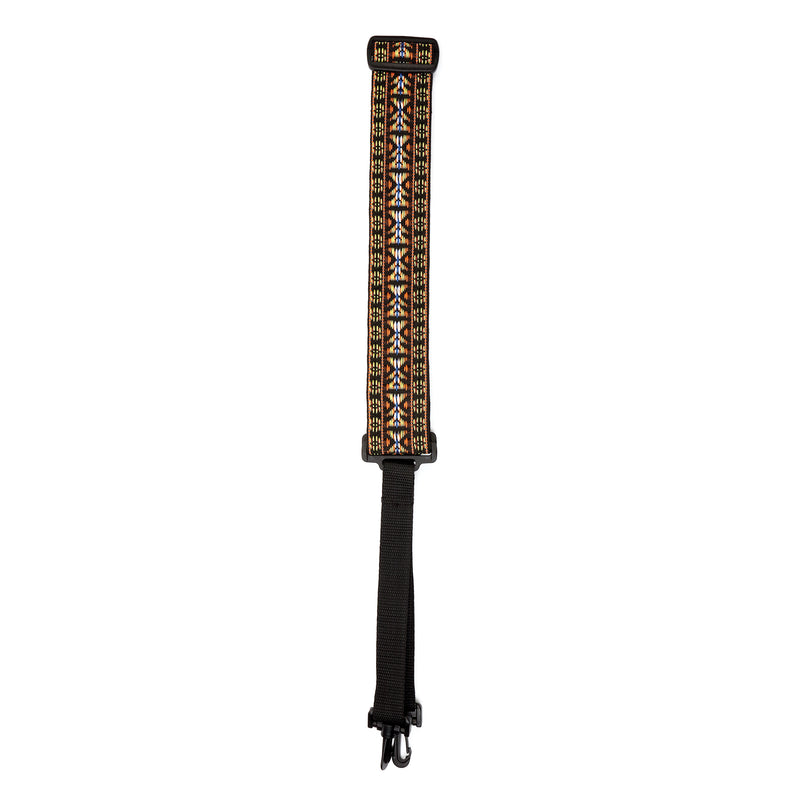 D'Addario Woven Banjo Strap, Hootenanny, Yellow and Brown