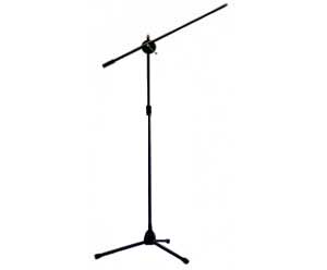 Mic Stand with Boom-Black w/adjust Arm