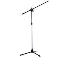 Mic Stand with Boom-Black w/adjust Arm