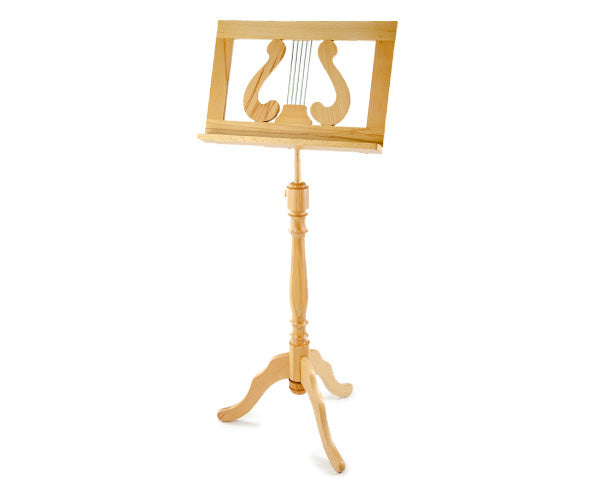 Music Stand-Beechwood Victorian Deluxe