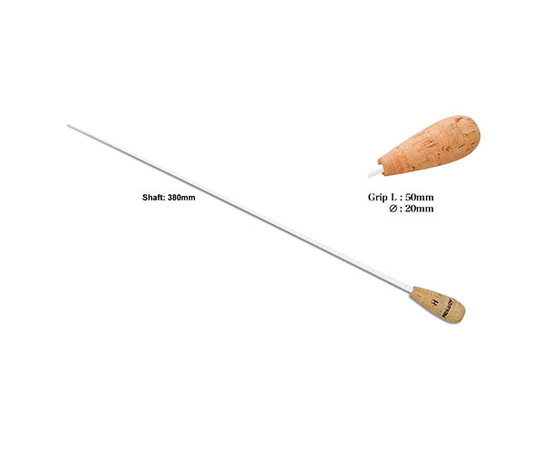 Pickboy Fibreglass Baton with Cork grip - 380mm FT-150 H