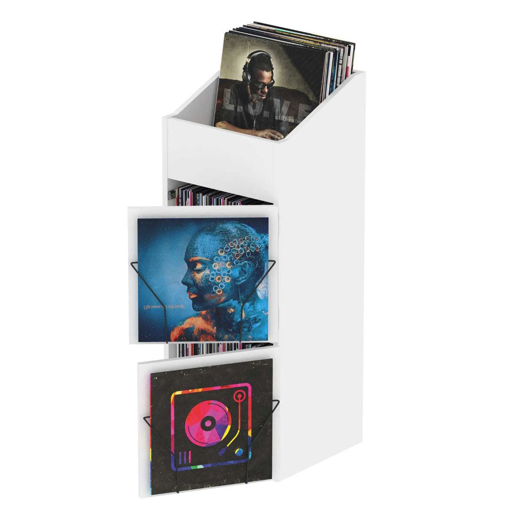 Glorious Record Box Display Door – White