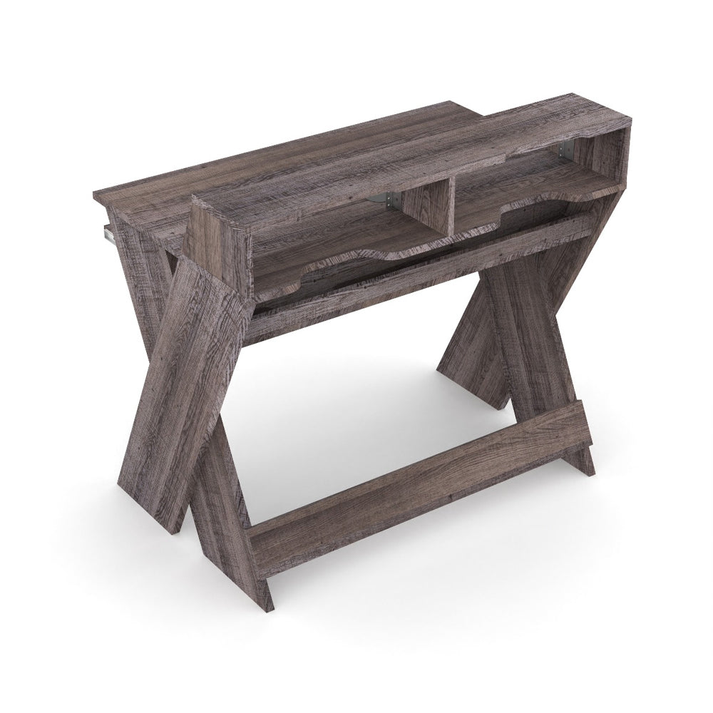 Glorious Sound Desk Compact Walnut Studio Workstation